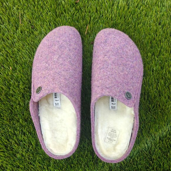 NEW Birkenstock Zermatt Shearling Wool Felt Clogs slipper - Picture 8 of 10